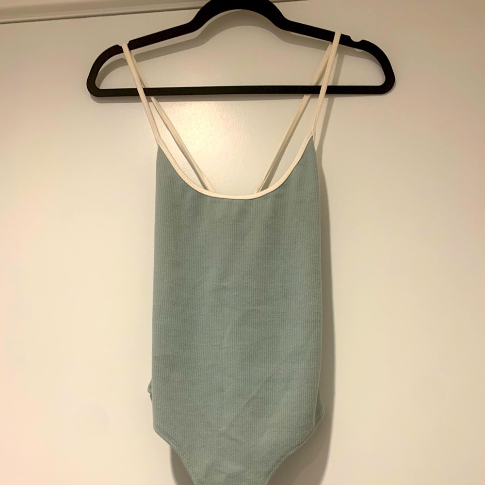 Emory Park Teal Bodysuit